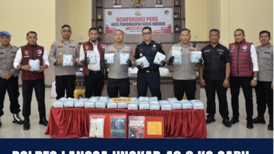 Polres Langsa Sikat 46,6 Kg Sabu Jaringan Malaysia, Kapolres Hyrowo Tunjukkan Gebrakan Pemberantasan Narkoba